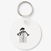 boxed snowman keychains