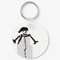 boxed snowman keychains
