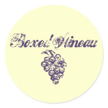 Boxed Wineau stickers by winetee Boxed Wineau stickers