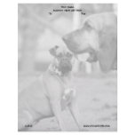 Boxer and bloodhound letterhead