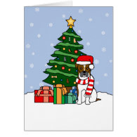 Boxer and Christmas Tree Cards
