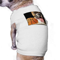 Boxer Basketball dog shirt
