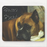 Boxer:  Boxers Rock mousepads