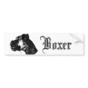 Boxer bumper sticker bumper stickers