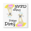 Boxer Chef Dishwasher Magnet