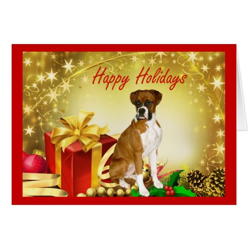 boxer christmas card gifts zazzle boxer christmas card gifts zazzle