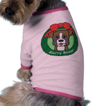 Boxer Christmas pet clothing by dogcartoons Boxer Christmas pet clothing