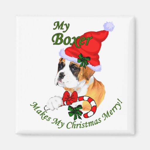 boxer christmas gifts fridge magnets zazzle boxer christmas gifts fridge magnets zazzle