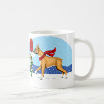 Boxer Christmas Mail mugs