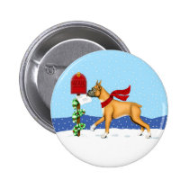 Boxer Christmas Mail buttons