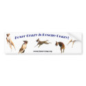 Boxer Crazy Bumpersticker - Air Abby by BoxerCrazy Boxer Crazy Bumpersticker - Air Abby