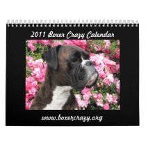 Boxer Crazy Calendar 2011