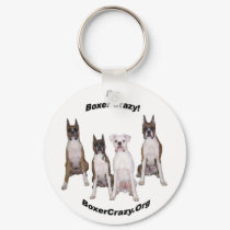 Boxer Crazy Keychain - 4 boxer by BoxerCrazy Boxer Crazy Keychain - 4 boxer