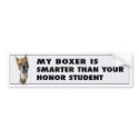 Boxer (Cropped) Honor bumpersticker