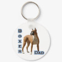 Boxer Dad 4 - Keychain by GreyWolfCreation Boxer Dad 4 - Keychain