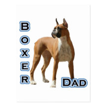 Boxer Dad 4 Postcards