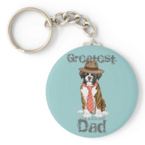 Boxer Dad Key Chains