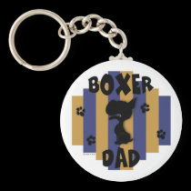 Boxer Dad Keychain keychains