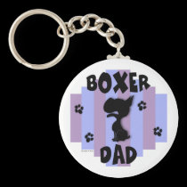 Boxer Dad Keychain keychains