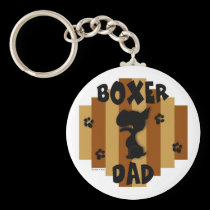 Boxer Dad Keychain keychains
