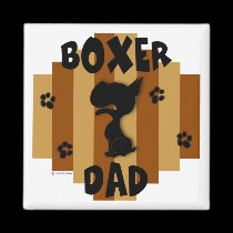 Boxer Dad Magnet magnets