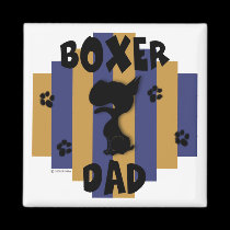Boxer Dad Magnet magnets