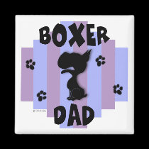Boxer Dad Magnet magnets