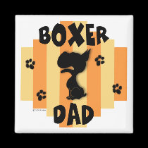 Boxer Dad Magnet magnets