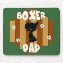 Boxer Dad Mousepad mousepads