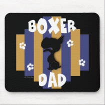 Boxer Dad Mousepad mousepads