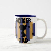 Boxer Dad Mug mugs