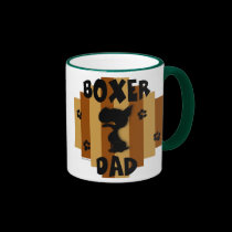 Boxer Dad Mug mugs