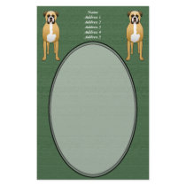Boxer Dog! Animal Vector Art. Add Your Text! stationery by Animal_Art_By_Ali Boxer Dog! Animal Vector Art. Add Your Text! stationery