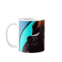 BOXER DOG BREED BLUE COFFEE MUG