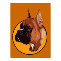 BOXER DOG BREED ORANGE posters