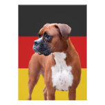 Boxer dog custom announcements