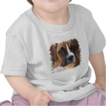 Boxer Dog Design Baby T-Shirt
