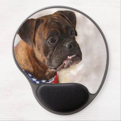 Boxer dog gel mouse pad Zazzle