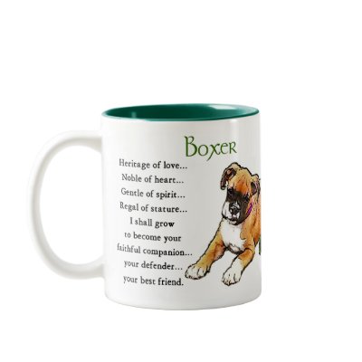 Boxer Dog Gifts Coffee Mug by DogsByDezign