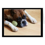 Boxer Dog Greeting Card