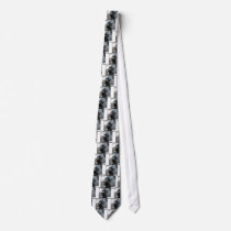 Boxer  dog head study tie