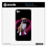 Boxer dog iphone 4/4s skin skins for the iPhone 4S