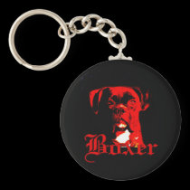 Boxer dog keychain keychains
