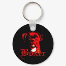 Boxer dog keychain by ritmoboxer Boxer dog keychain