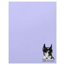 Boxer Dog letterhead