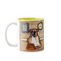 Boxer Dog Love Coffee Mug by jamiecreates1 Boxer Dog Love Coffee Mug