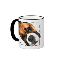 Boxer dog mug