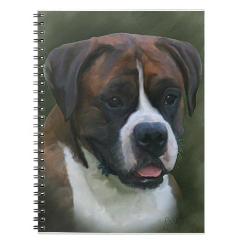 Boxer Dog Notebook notebook