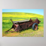 Boxer Dog on the prairie posters