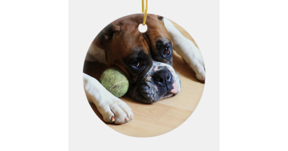 boxer dog ornament zazzle boxer dog ornament zazzle